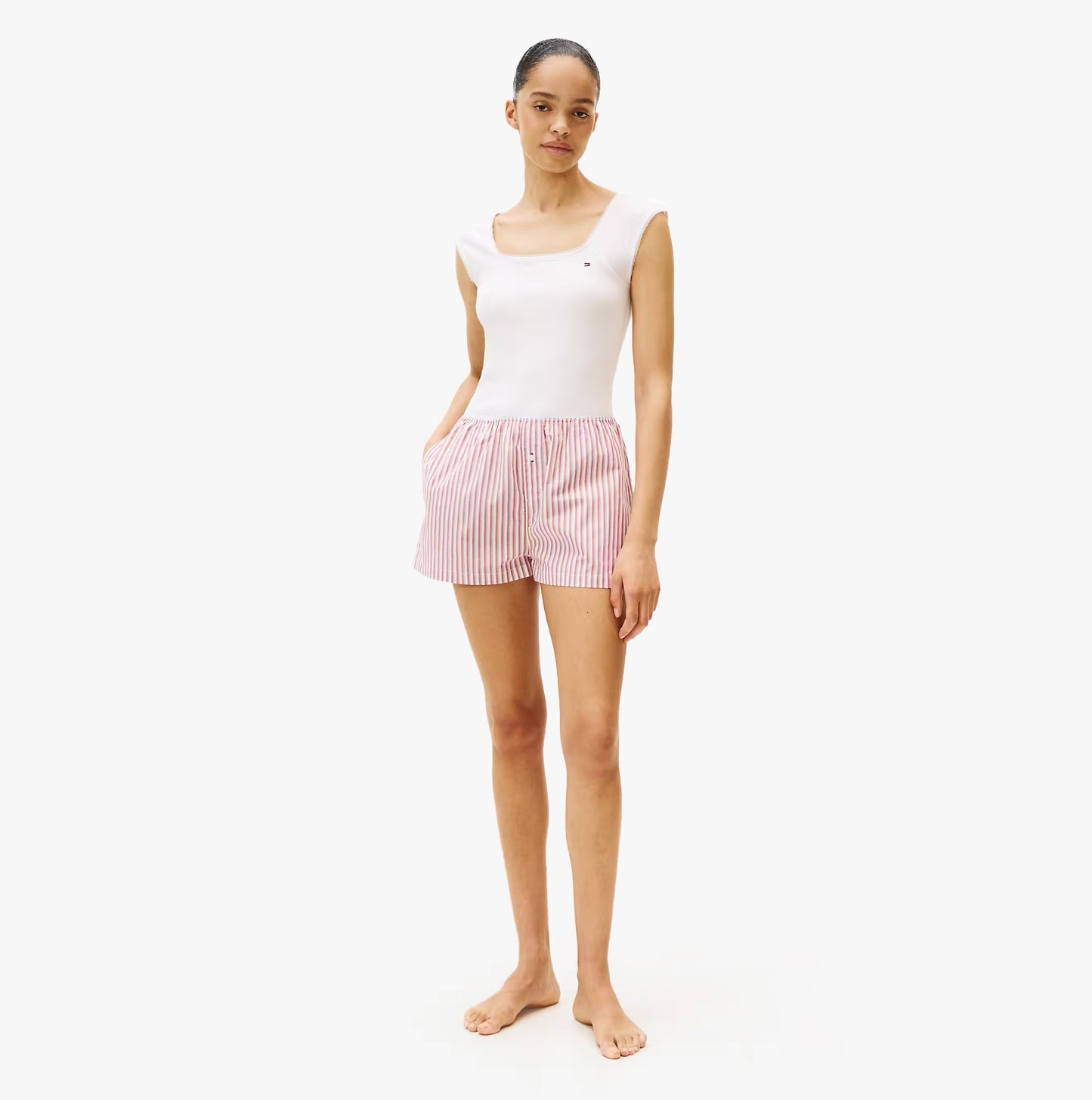 Tommy Hilfiger GIFT PNTLLE POPLIN S Womens Shorts Multicoloured