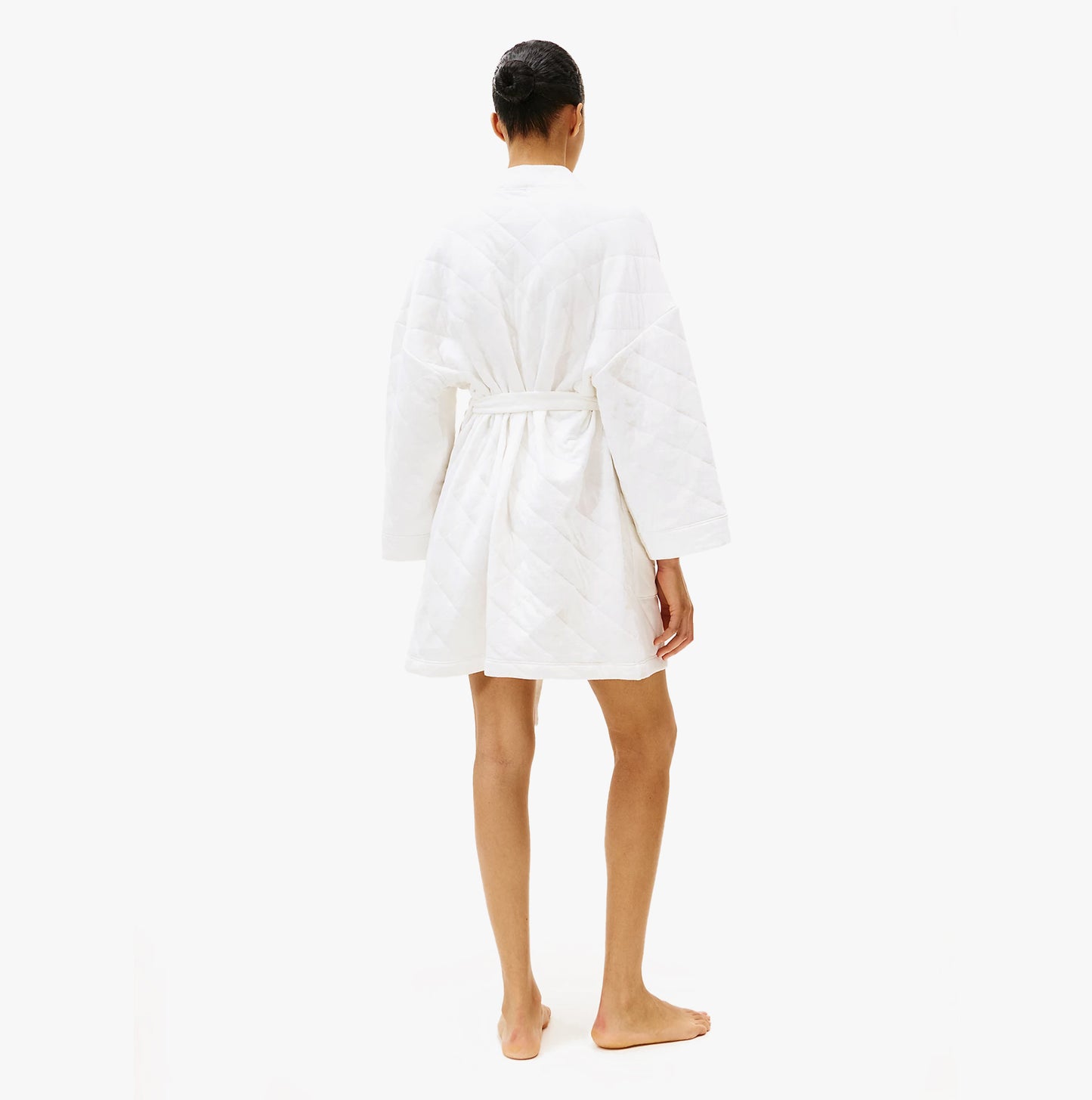 Tommy Hilfiger GIFT QUILTED ROBE Womens Bathrobes Ivory