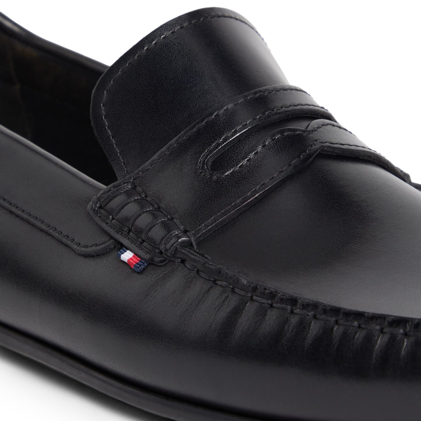 Tommy Hilfiger SCORE HILFIGER LEATHER Mens Driving Loafers Black