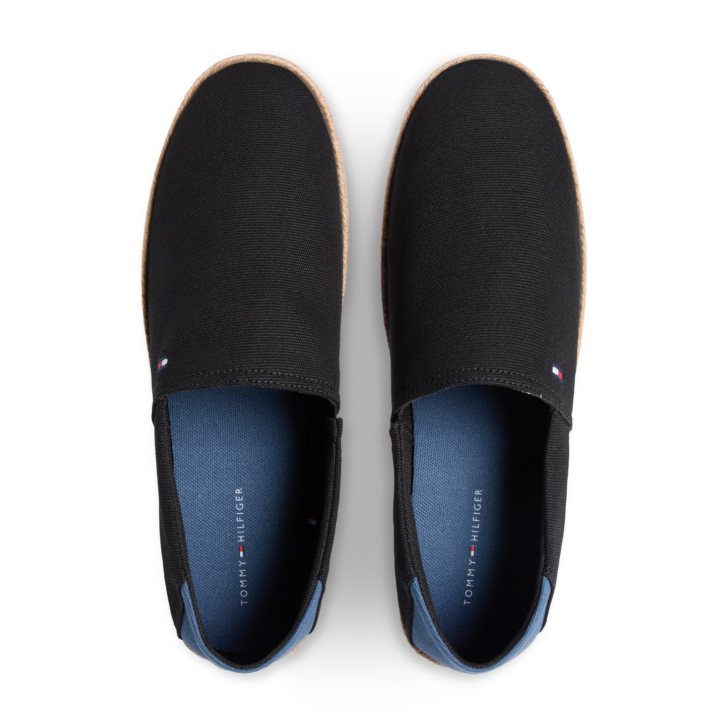 Tommy Hilfiger CORE HILFIGER Mens Espadrille Shoes Black