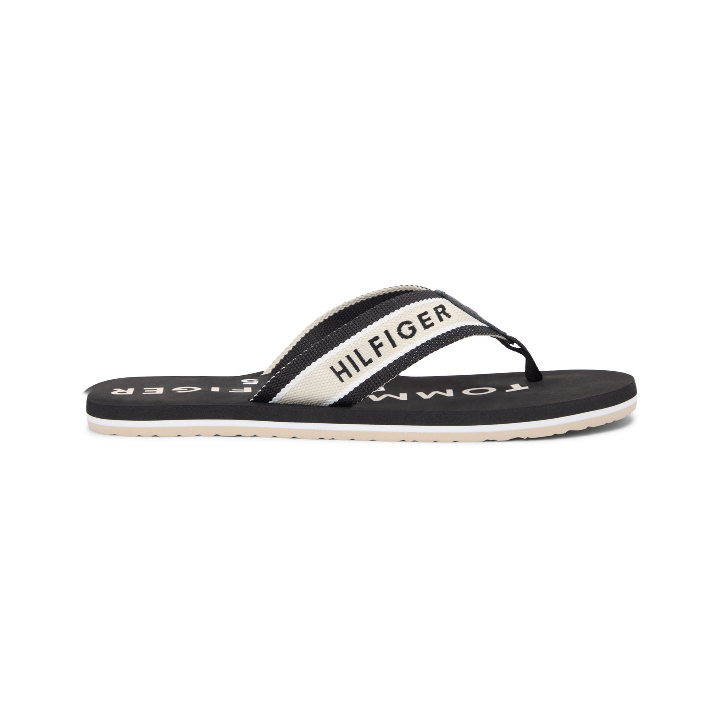 Tommy Hilfiger SPORTY HILFIGER Mens Toe-Post Sandals Black