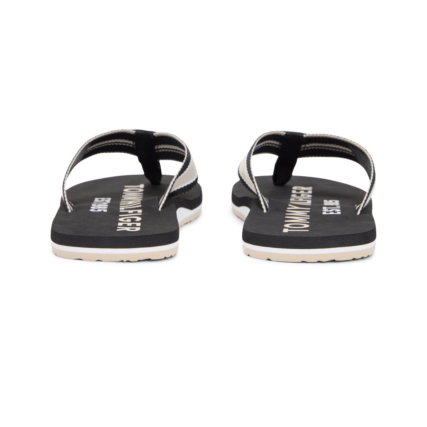 Tommy Hilfiger SPORTY HILFIGER Mens Toe-Post Sandals Black