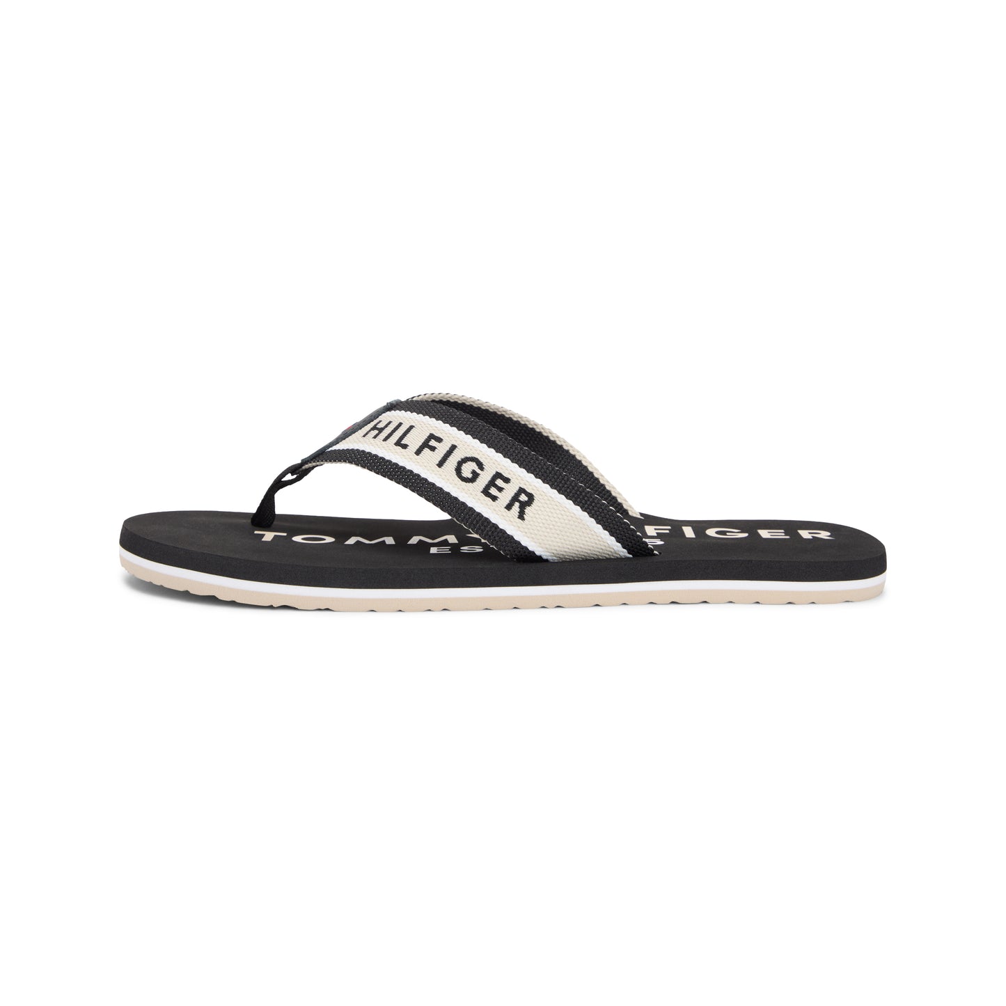 Tommy Hilfiger SPORTY HILFIGER Mens Toe-Post Sandals Black