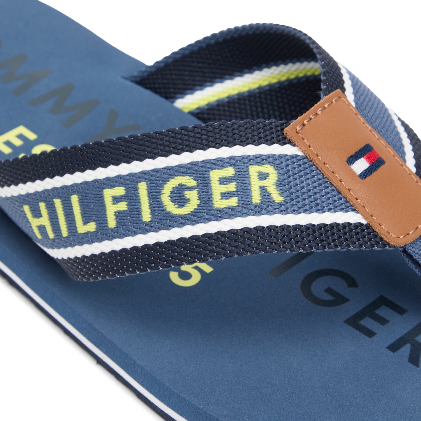 Tommy Hilfiger SPORTY HILFIGER Mens Toe-Post Sandals Aegean Sea