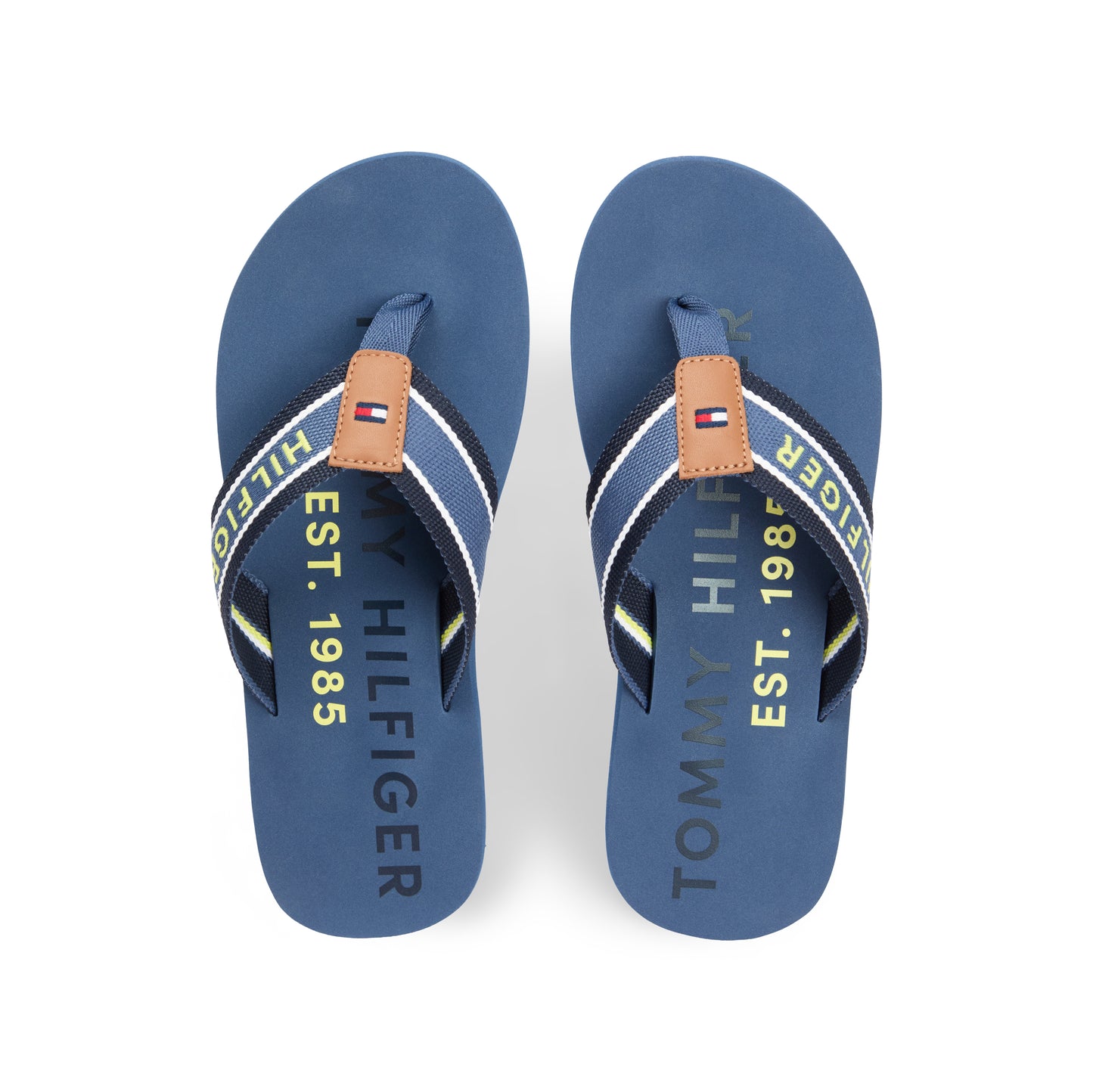 Tommy Hilfiger SPORTY HILFIGER Mens Toe-Post Sandals Aegean Sea