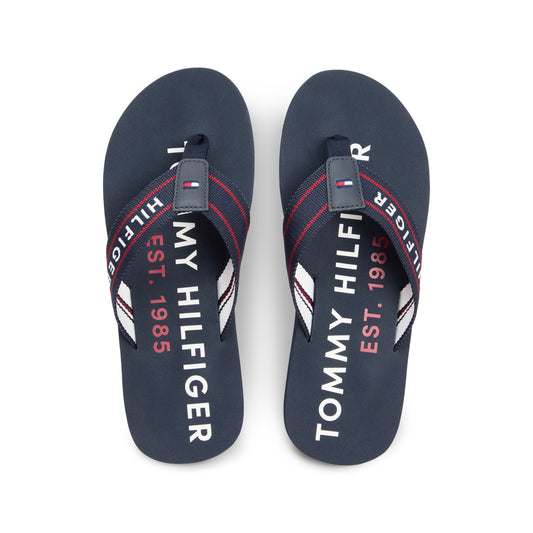 Tommy Hilfiger SPORTY HILFIGER Mens Toe-Post Sandals Desert Sky
