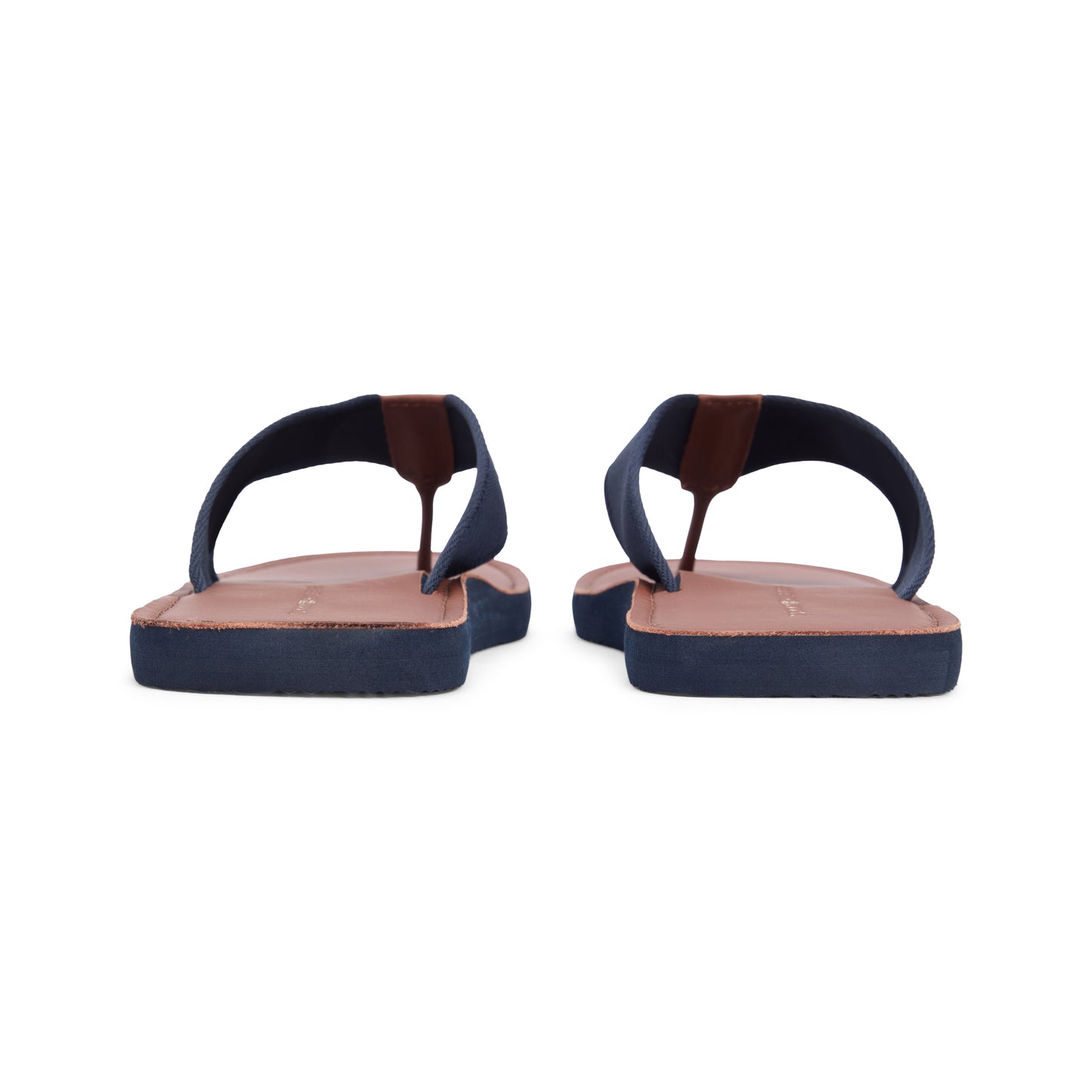 Tommy Hilfiger HILFIGER LEATHER Mens Toe-Post Sandals Desert Sky
