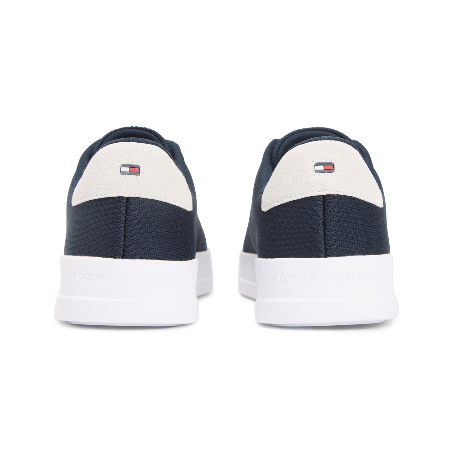 Tommy Hilfiger COURT KNIT Mens Casual Trainers Desert Sky