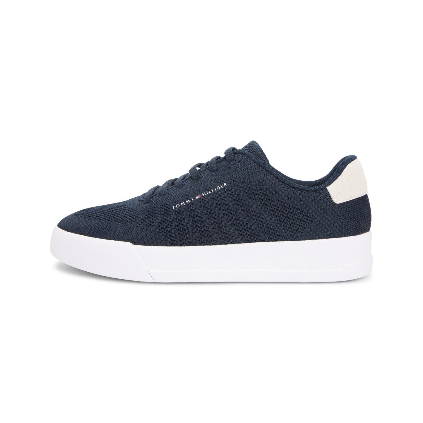 Tommy Hilfiger COURT KNIT Mens Casual Trainers Desert Sky