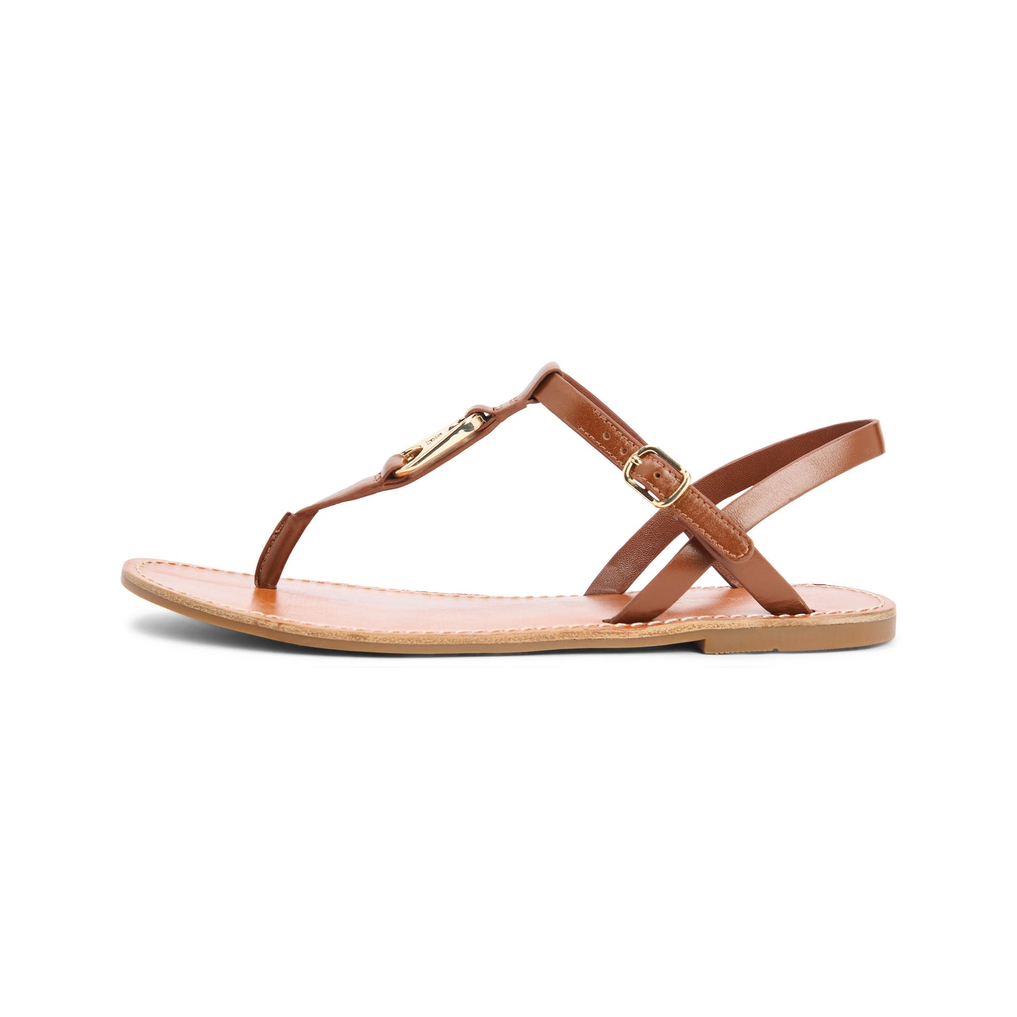 Tommy Hilfiger LEATHER THONG Sandals Womens Thong Sandals Warm Bronze