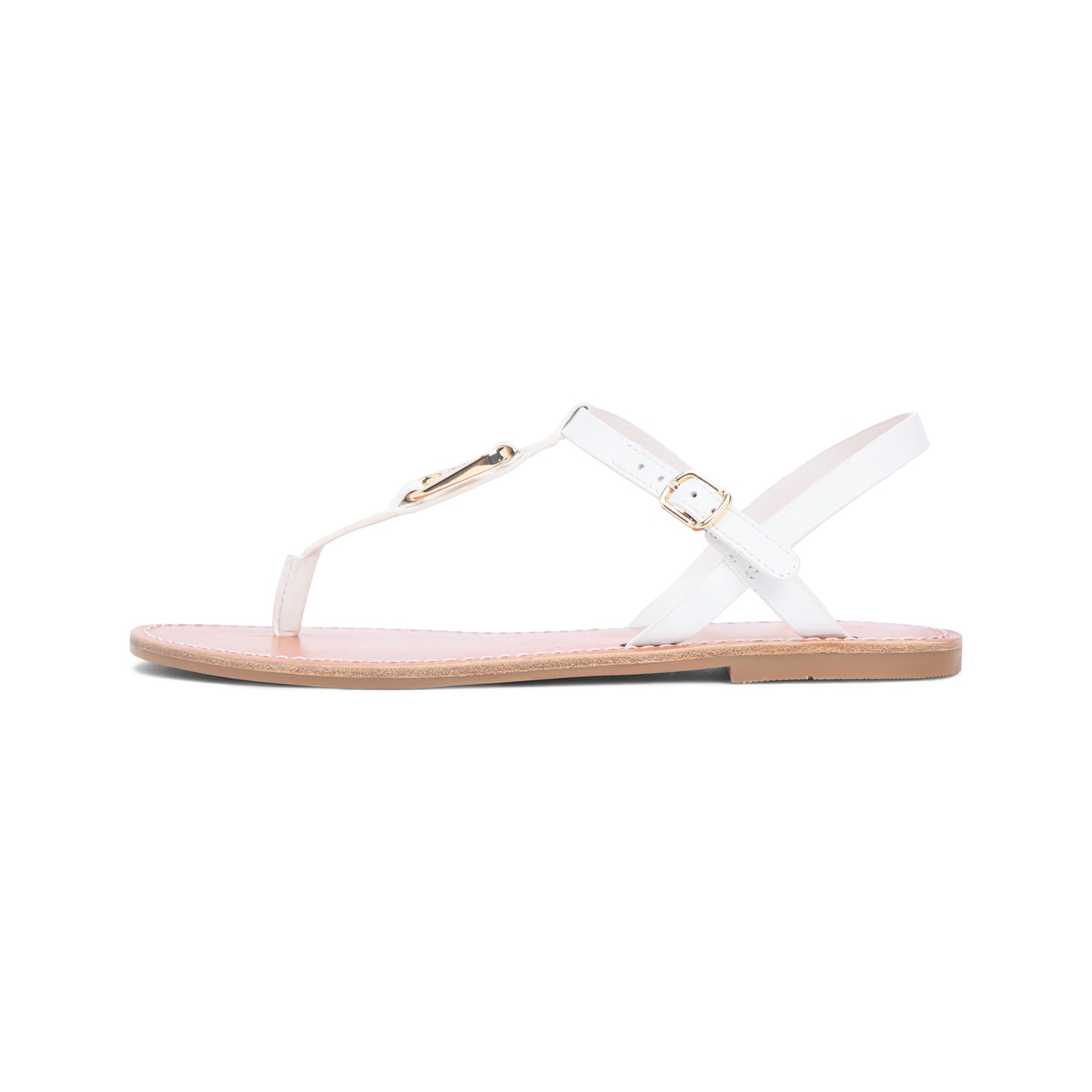 Tommy Hilfiger LEATHER THONG Sandals Womens Thong Sandals Ecru