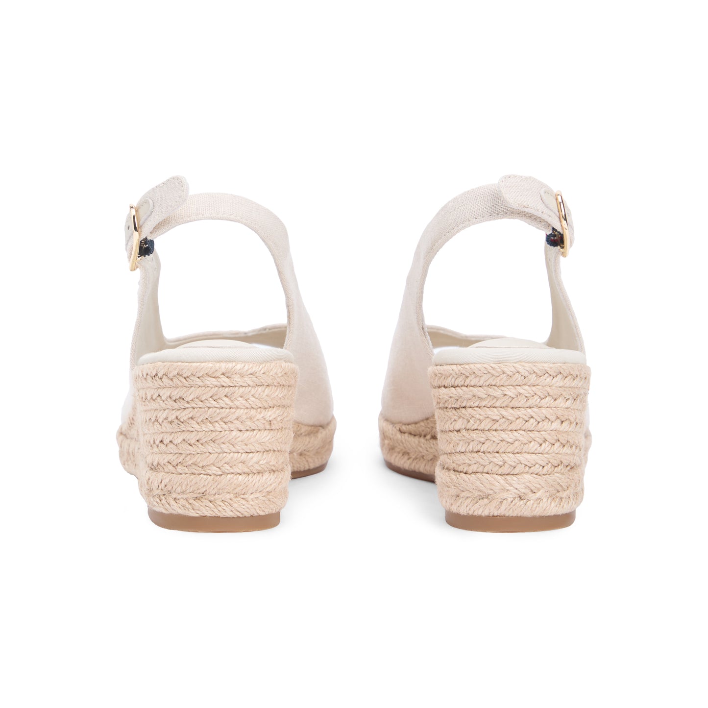 Tommy Hilfiger MID WEDGE Womens Wedge Sandals Classic Beige