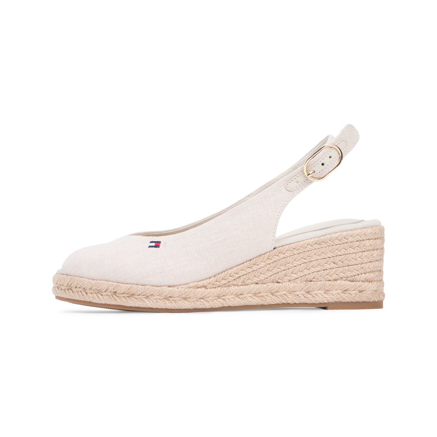 Tommy Hilfiger MID WEDGE Womens Wedge Sandals Classic Beige