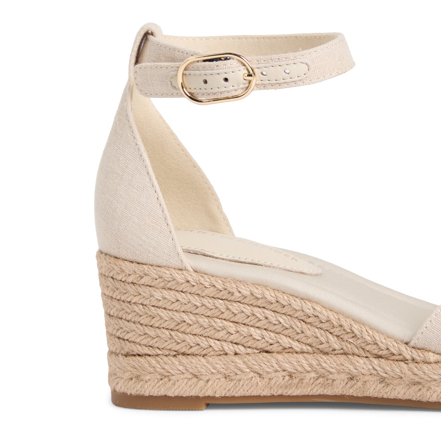 Tommy Hilfiger MID WEDGE Womens Wedge Sandals Classic Beige