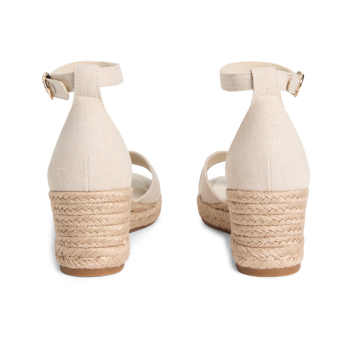 Tommy Hilfiger MID WEDGE Womens Wedge Sandals Classic Beige