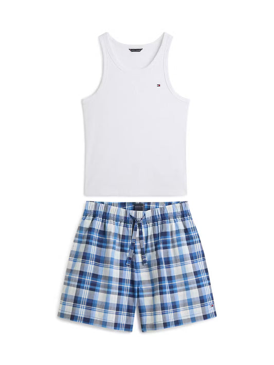 Tommy Hilfiger TANK & WOVEN SHORT Set Mens Pyjama Set Multicoloured