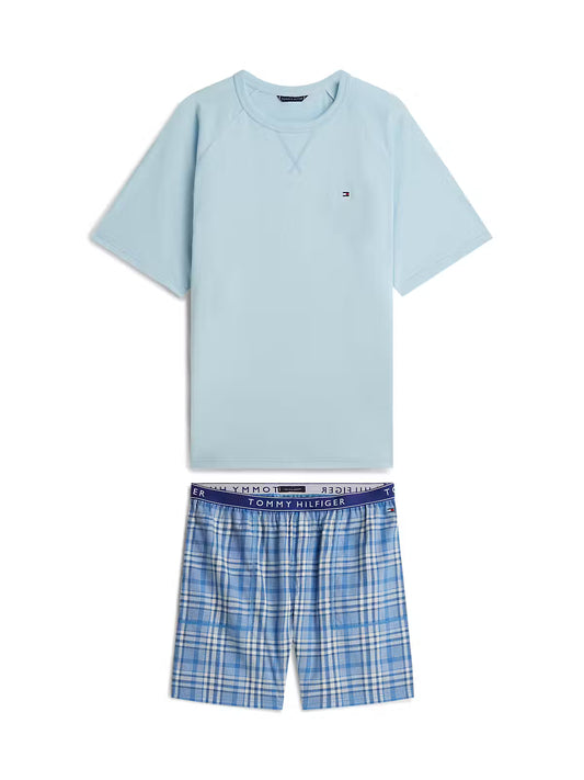 Tommy Hilfiger SS WOVEN SHORT PRINT Mens Pyjama Set Multicoloured