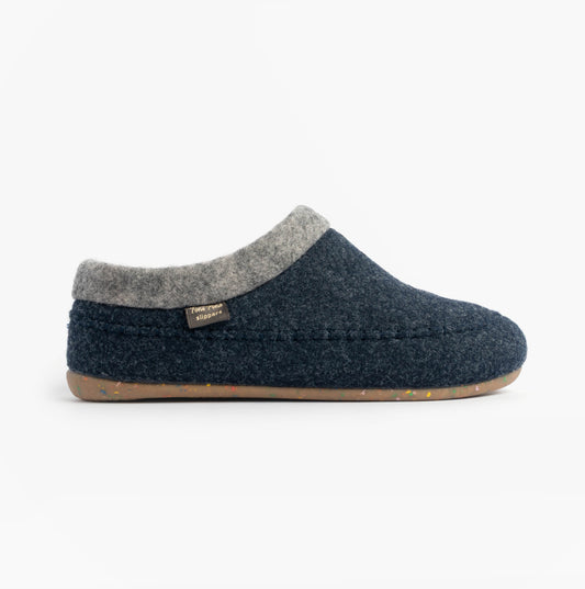 Toni Pons ALBONS Womens Wedge Mule Slippers Blue