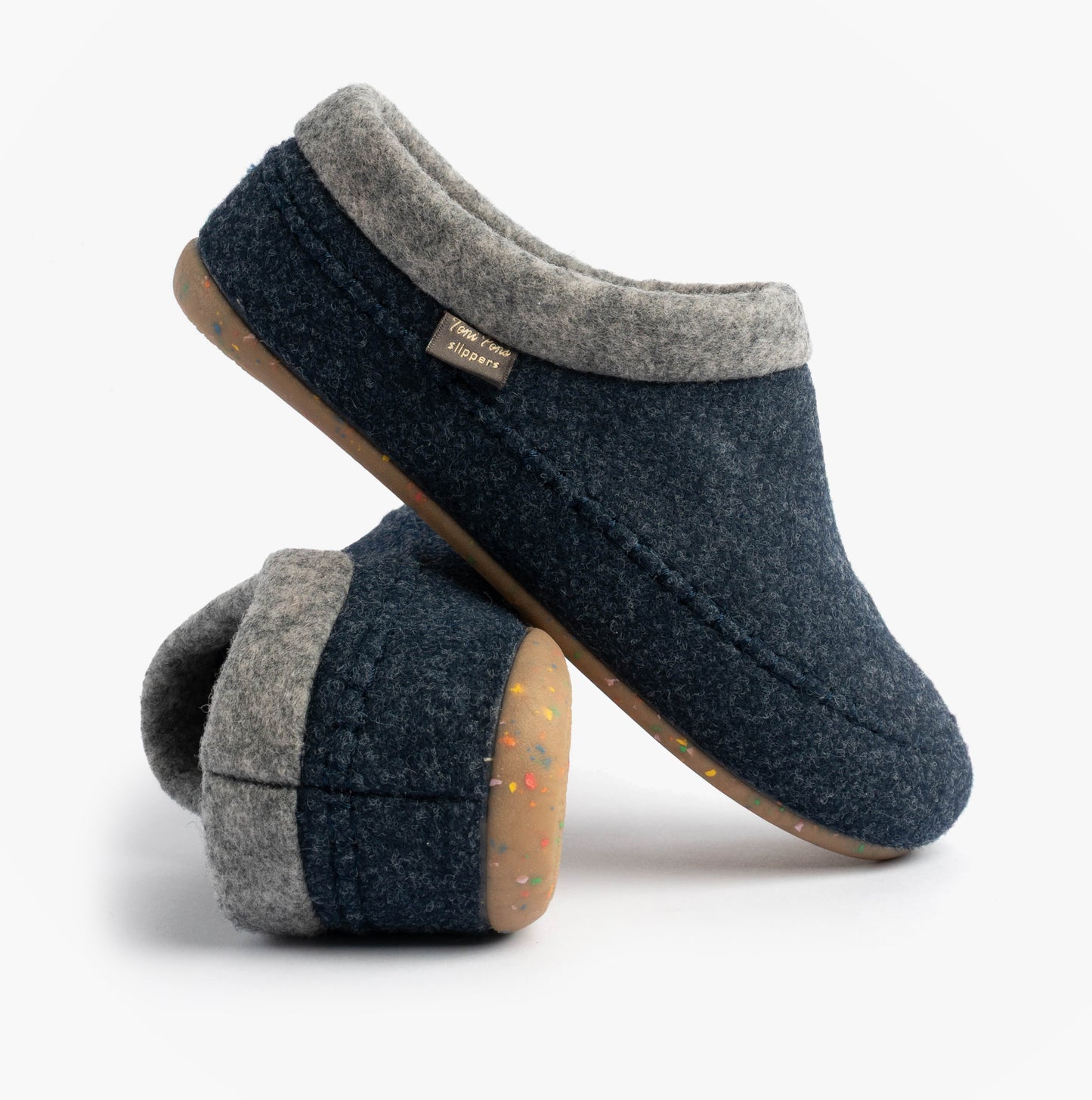 Toni Pons ALBONS Womens Wedge Mule Slippers Blue