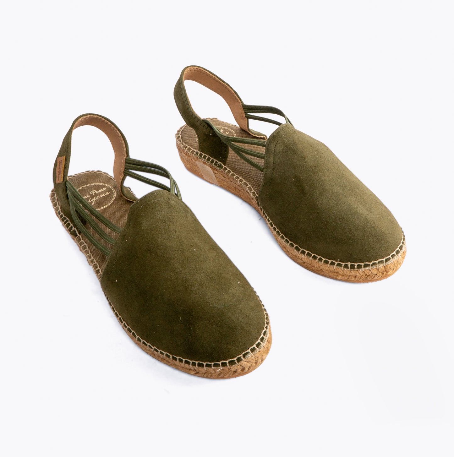 Toni Pons TER Womens Vegan Wedge Espadrilles Khaki