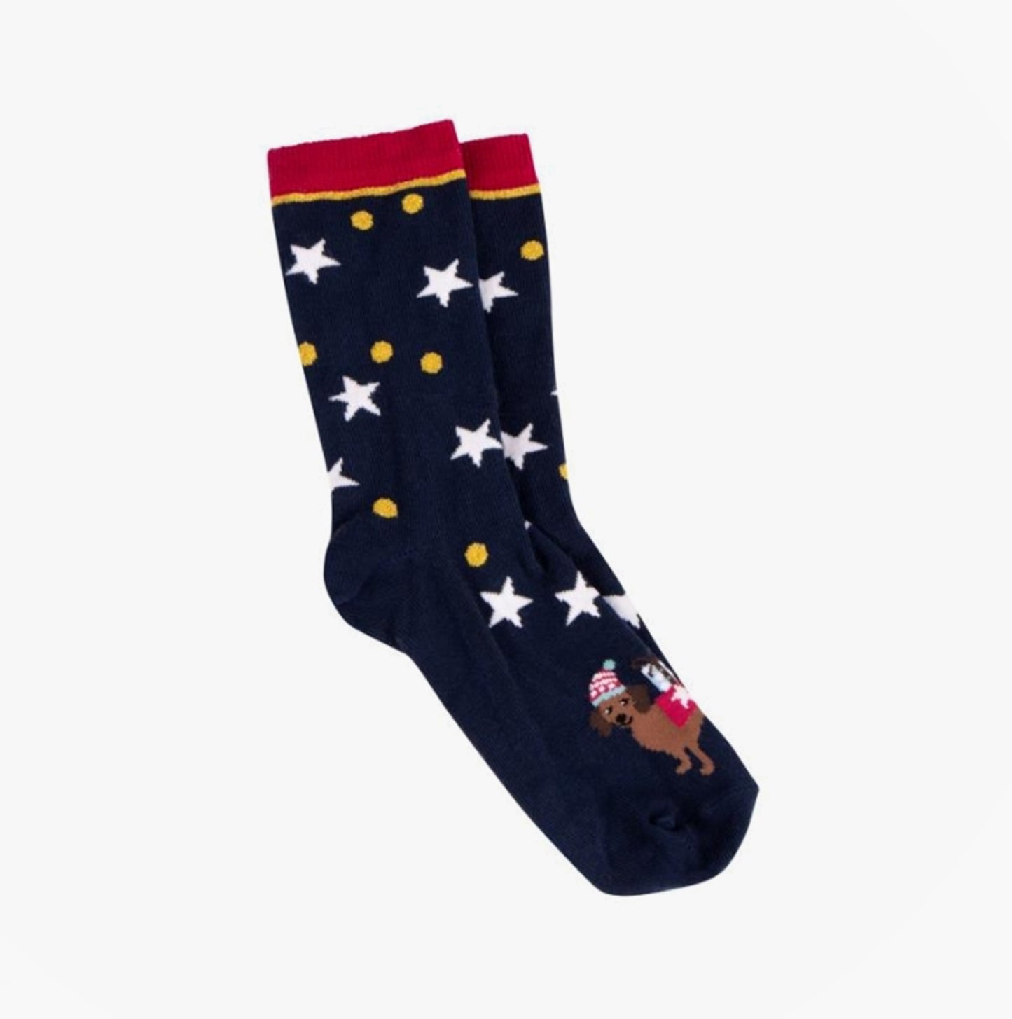 Totes Isotoner NOVELTY ANKLE Womens Socks Dog