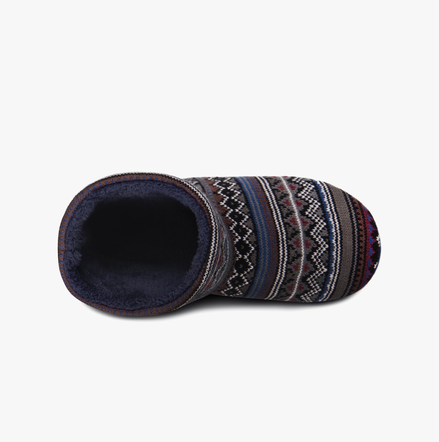 Totes Toasties FAIR ISLE BOOT Slippers Mens Multi
