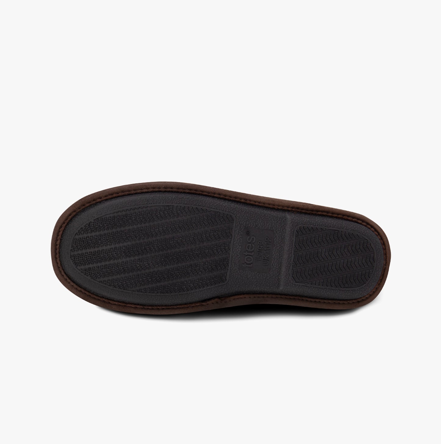 Totes Toasties WOOL MIX MULE Slippers Mens Brown