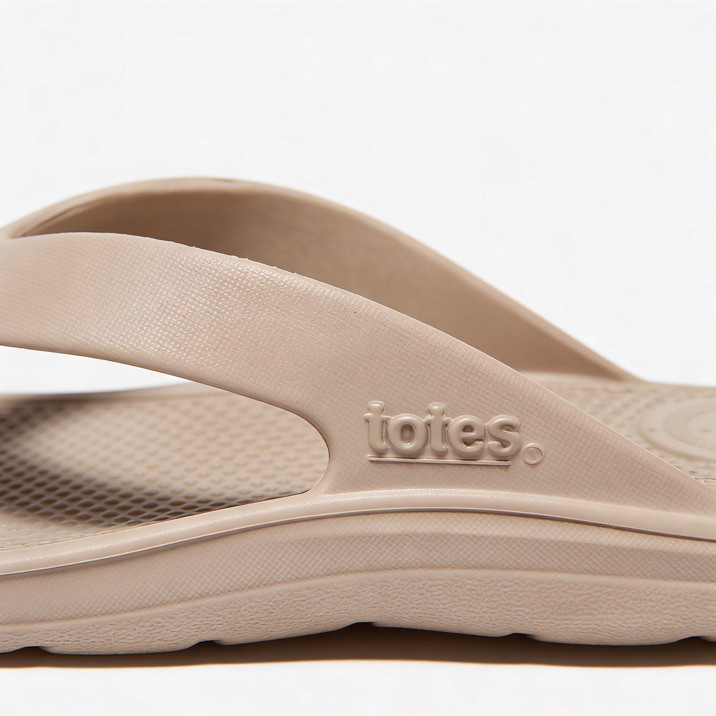 Totes Sol Bounce 0350 Womens Toe-Post Sandals Taupe