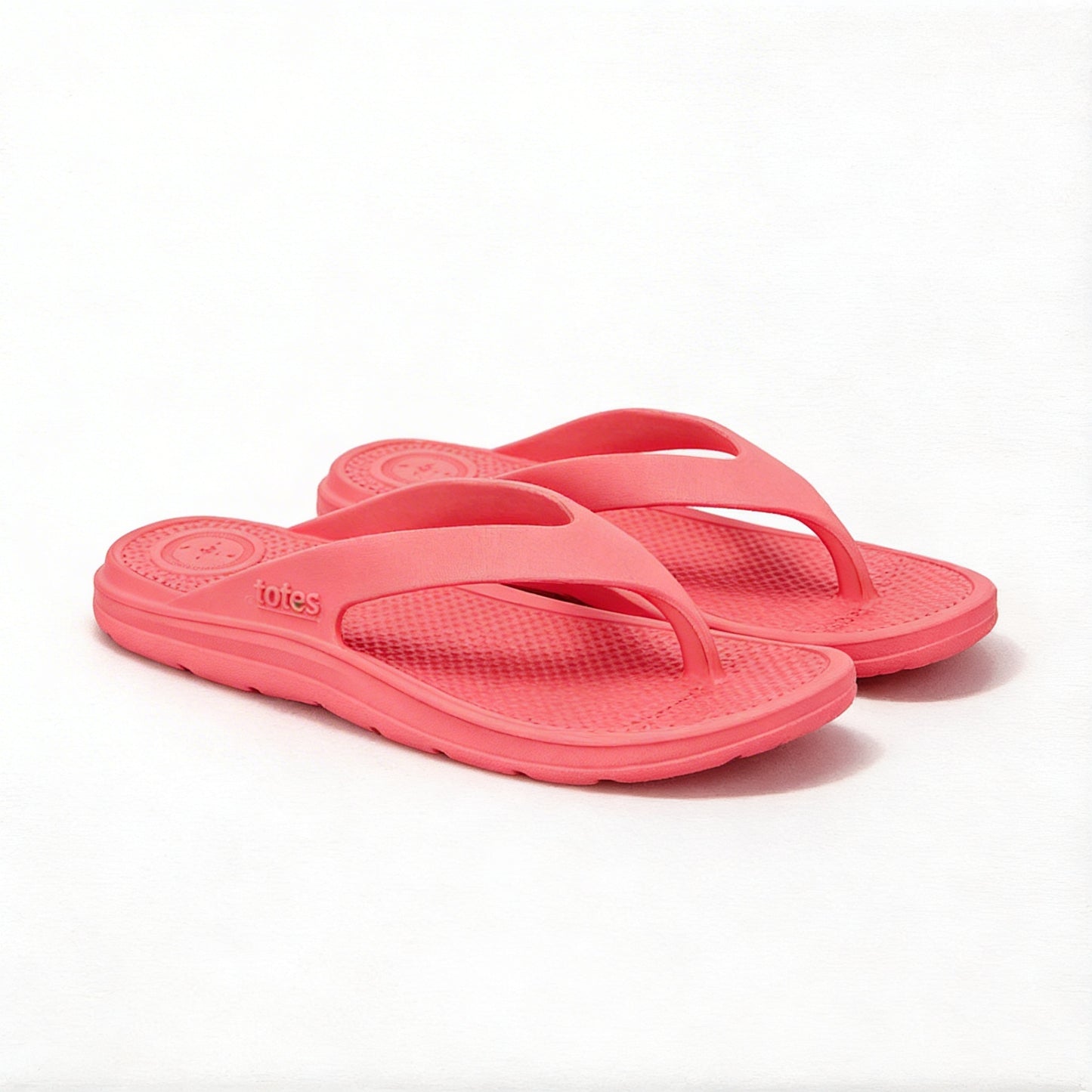 Totes Sol Bounce 0350 Womens Toe-Post Sandals Watermelon