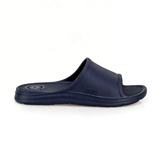 Totes Sol Bounce 0371P Mens Sliders Navy