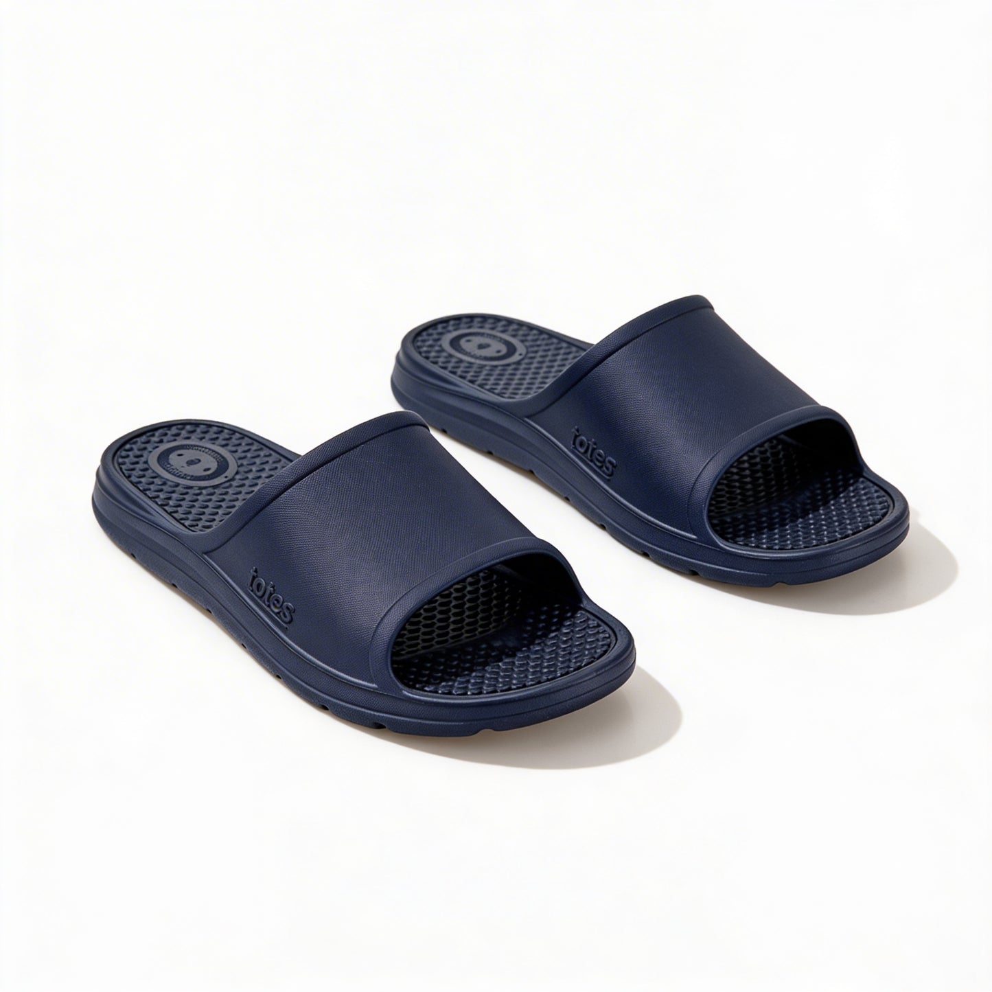 Totes Sol Bounce 0371P Mens Sliders Navy