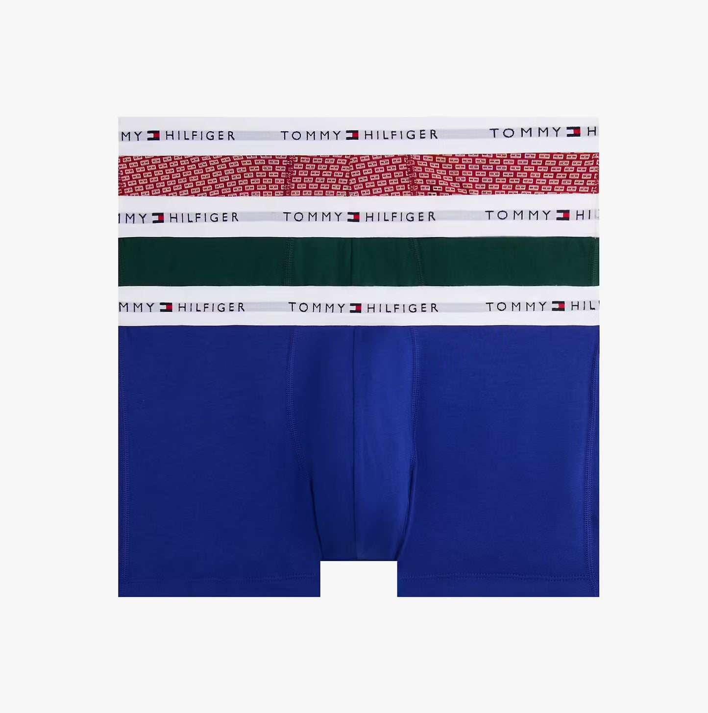 Tommy Hilfiger UM0UM02768 3 PACK TRUNK PRINT Mens Trunks Multicoloured