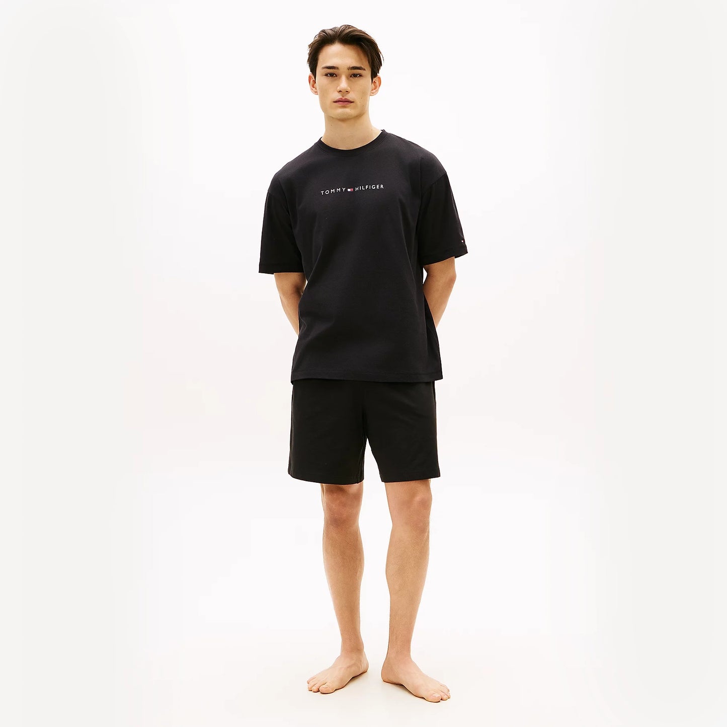 Tommy Hilfiger SS LOGO TEE Mens T-Shirt Black