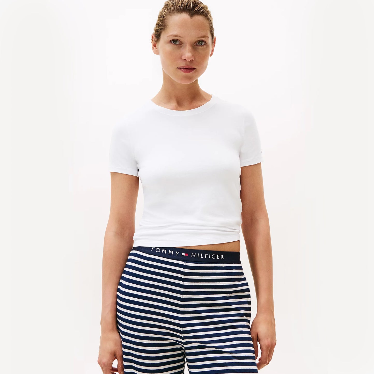 Tommy Hilfiger SS T-Shirt Womens T-Shirts & Tank Tops Multicoloured