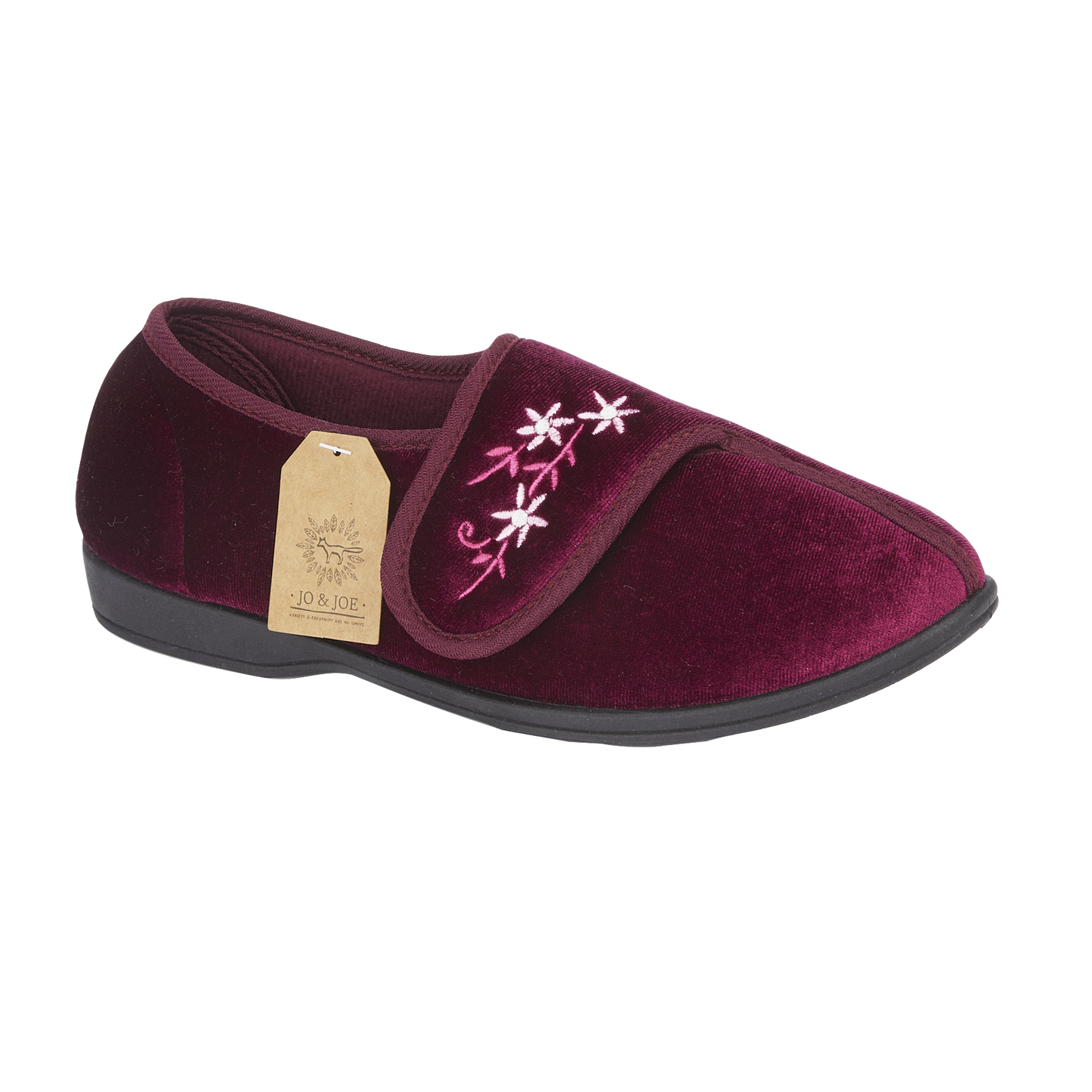 Jo & Joe VERONICA Womens Touch Fasten/Velcro Wine