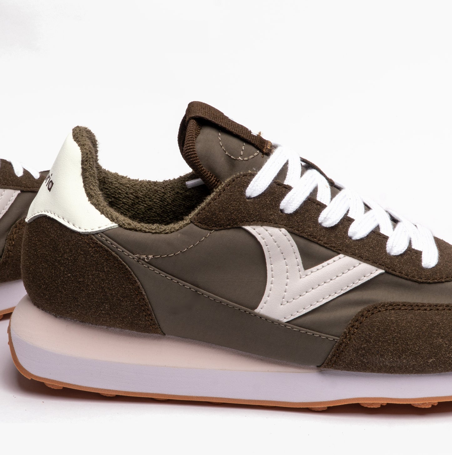 ASTRO MONOCHROME NYLON Womens Trainers Khaki