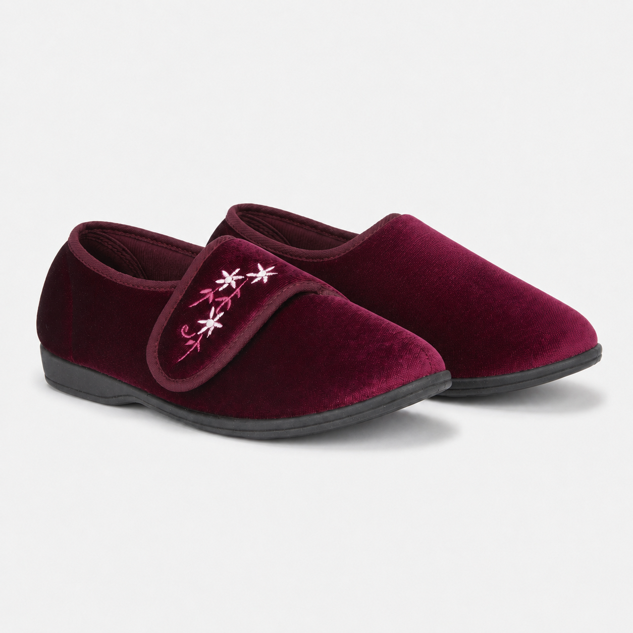 Jo & Joe VERONICA Womens Touch Fasten/Velcro Wine