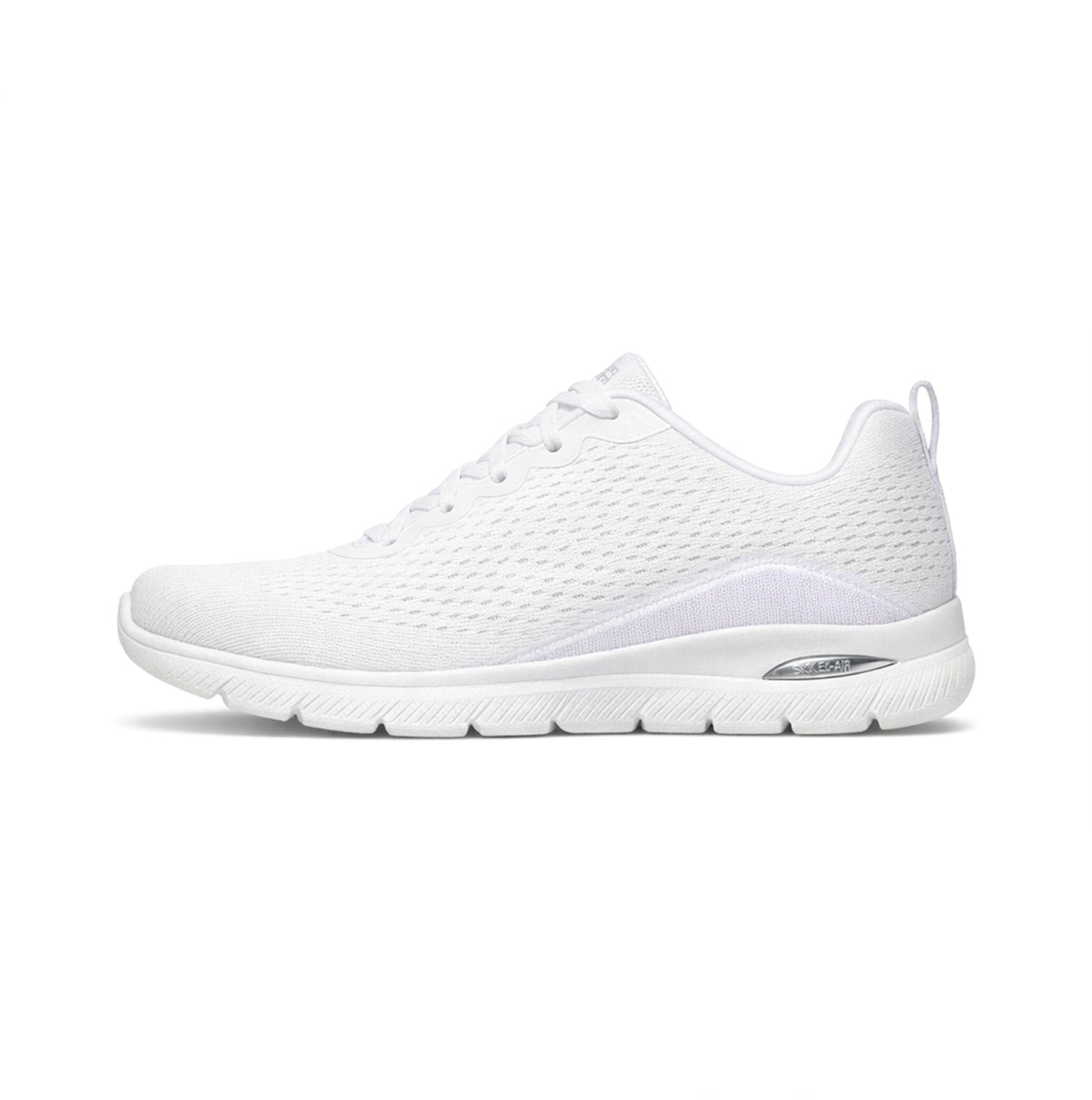 Skechers ARCH FIT SUMMITS - DAILY FLOW Womens Casual Trainers White Lavender