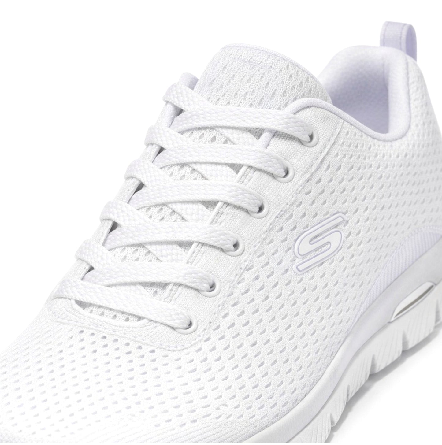 Skechers ARCH FIT SUMMITS - DAILY FLOW Womens Casual Trainers White Lavender