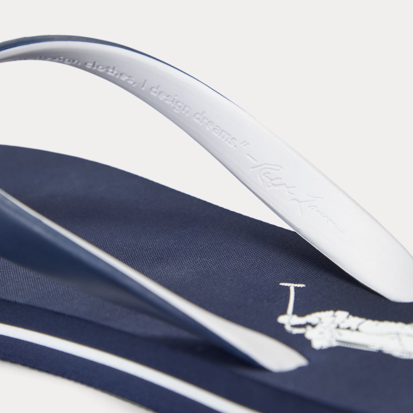 Polo Ralph Lauren BOLT Mens Flip-flops Navy/White