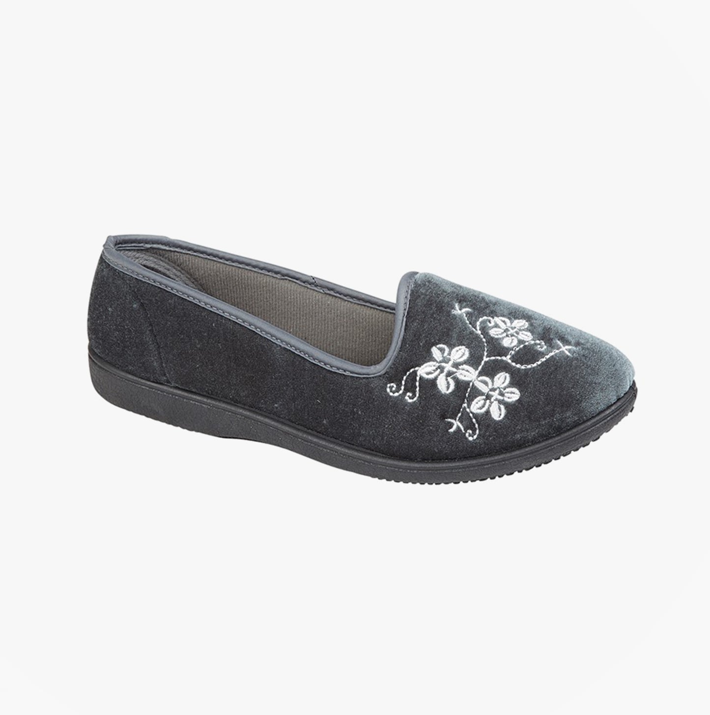 Zedzzz JENNY Womens Full Slippers Slippers Grey