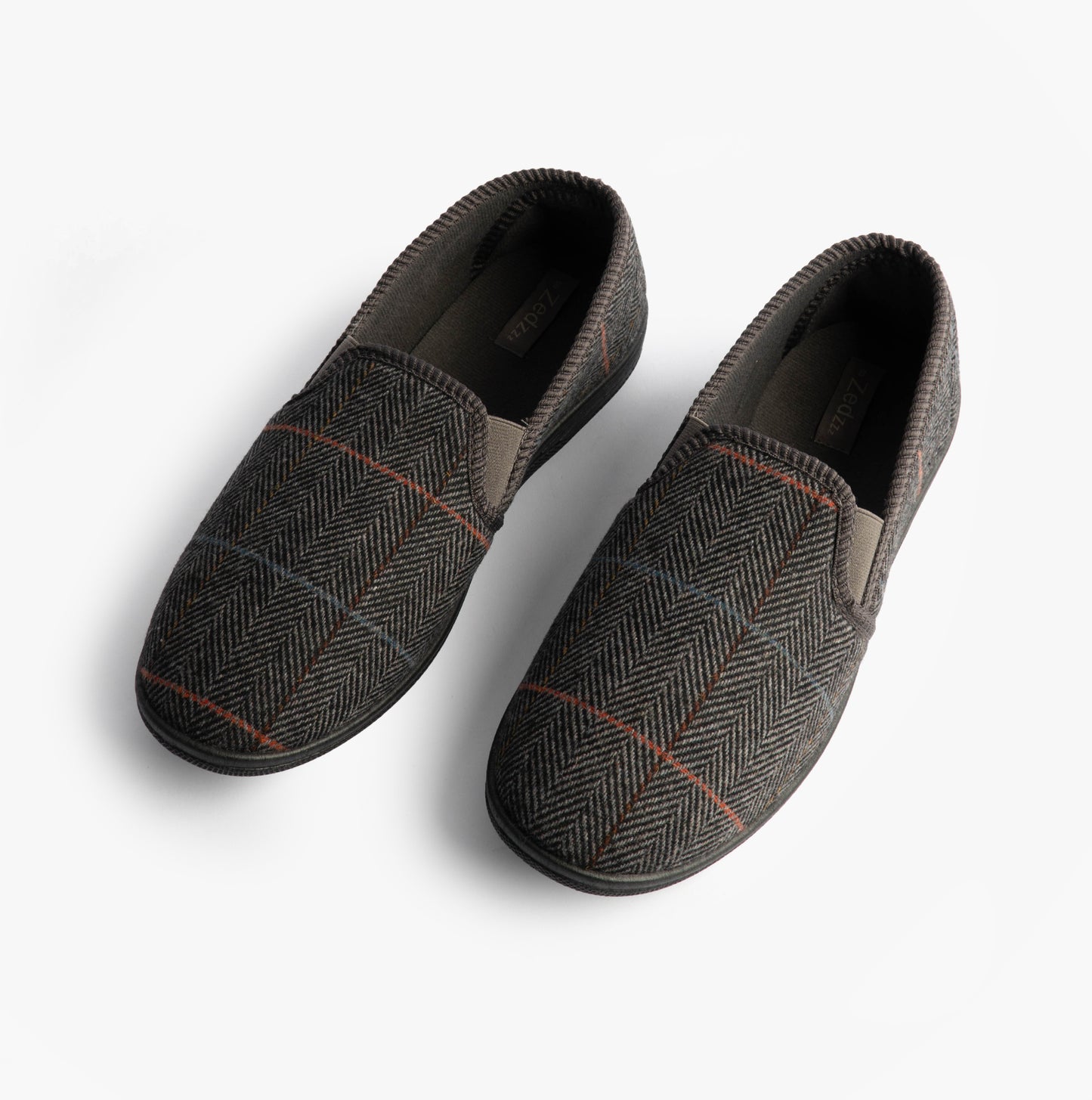 Zedzzz KENNY Mens Full Slippers Slippers Grey