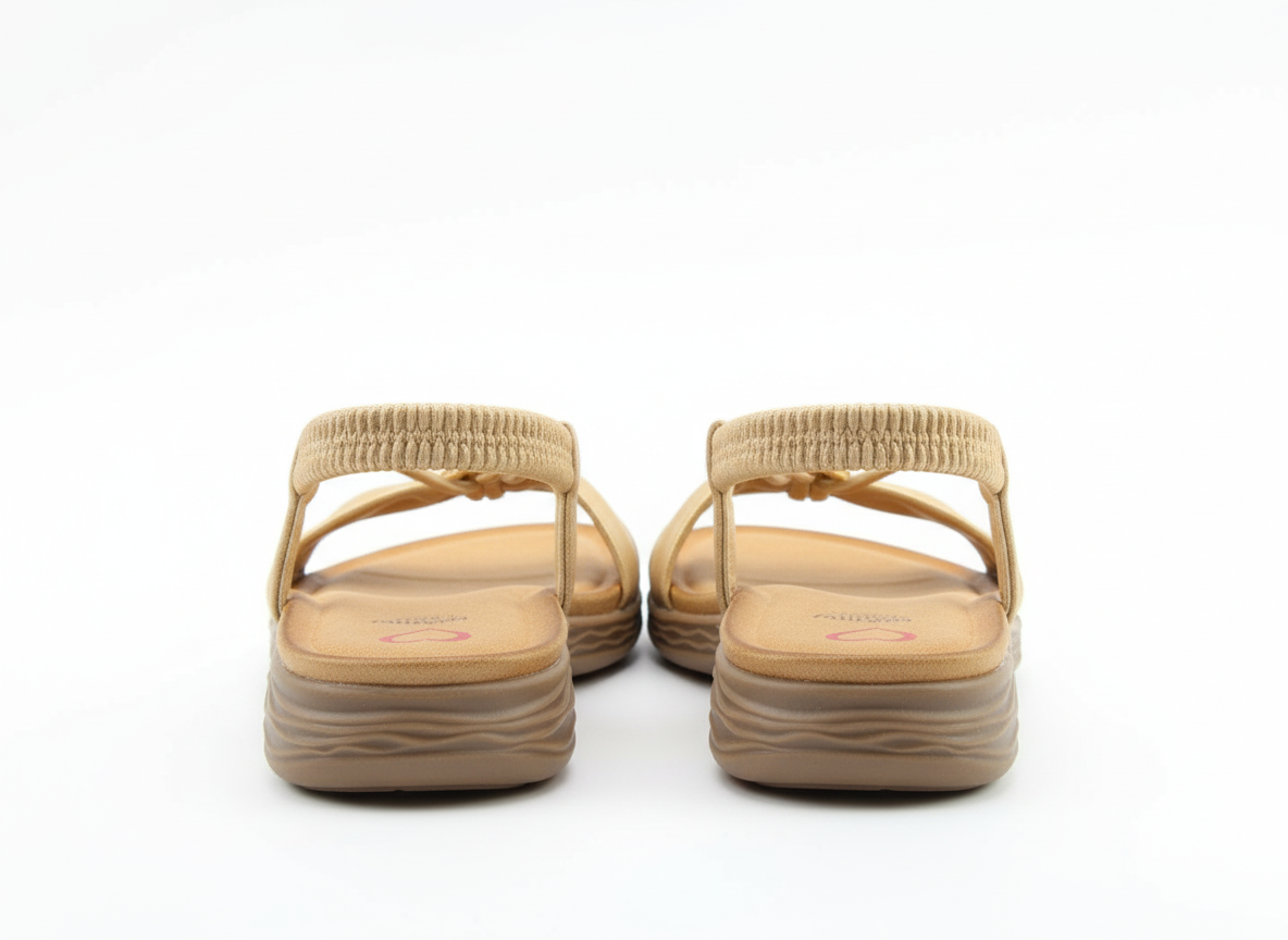 Heavenly Feet CHIME Womens Slingback Sandals Gold