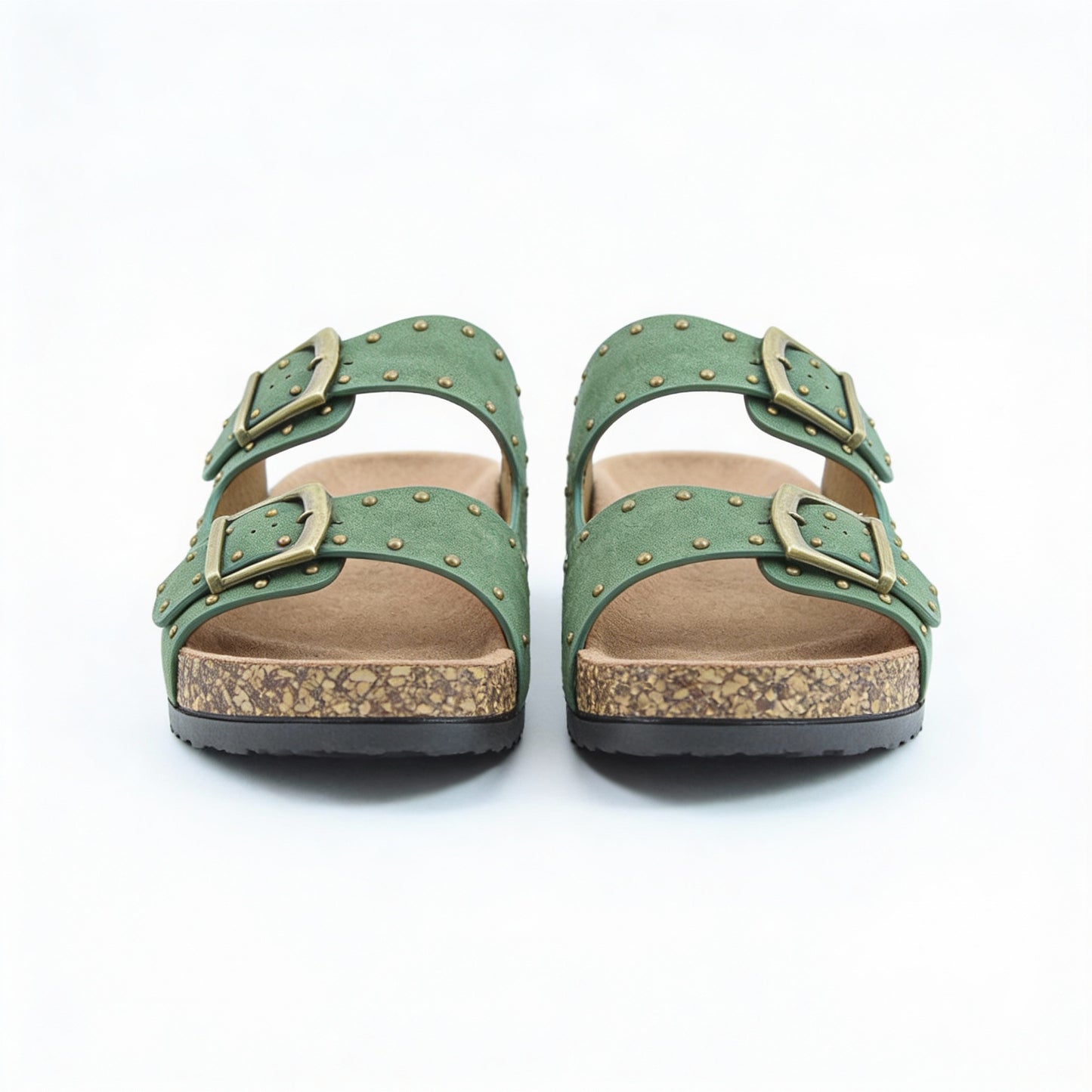 Heavenly Feet POLLY Womens Mules Sandals Forest