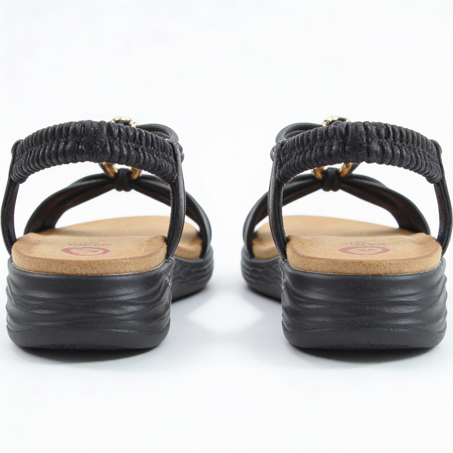 Heavenly Feet CHIME Womens Slingback Sandals Black
