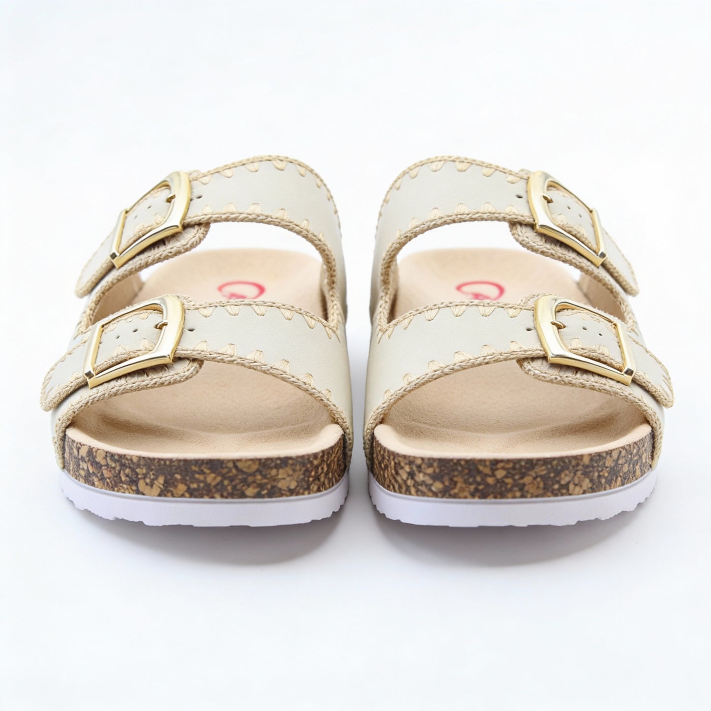 Heavenly Feet SANDY Womens Mules Sandals Beige
