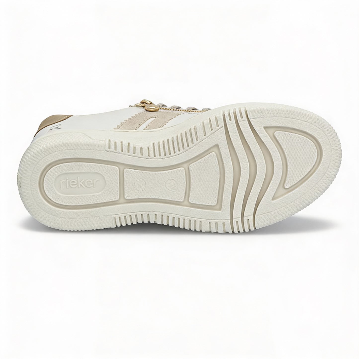 Rieker ENYA Womens Court Trainers Cream Multi
