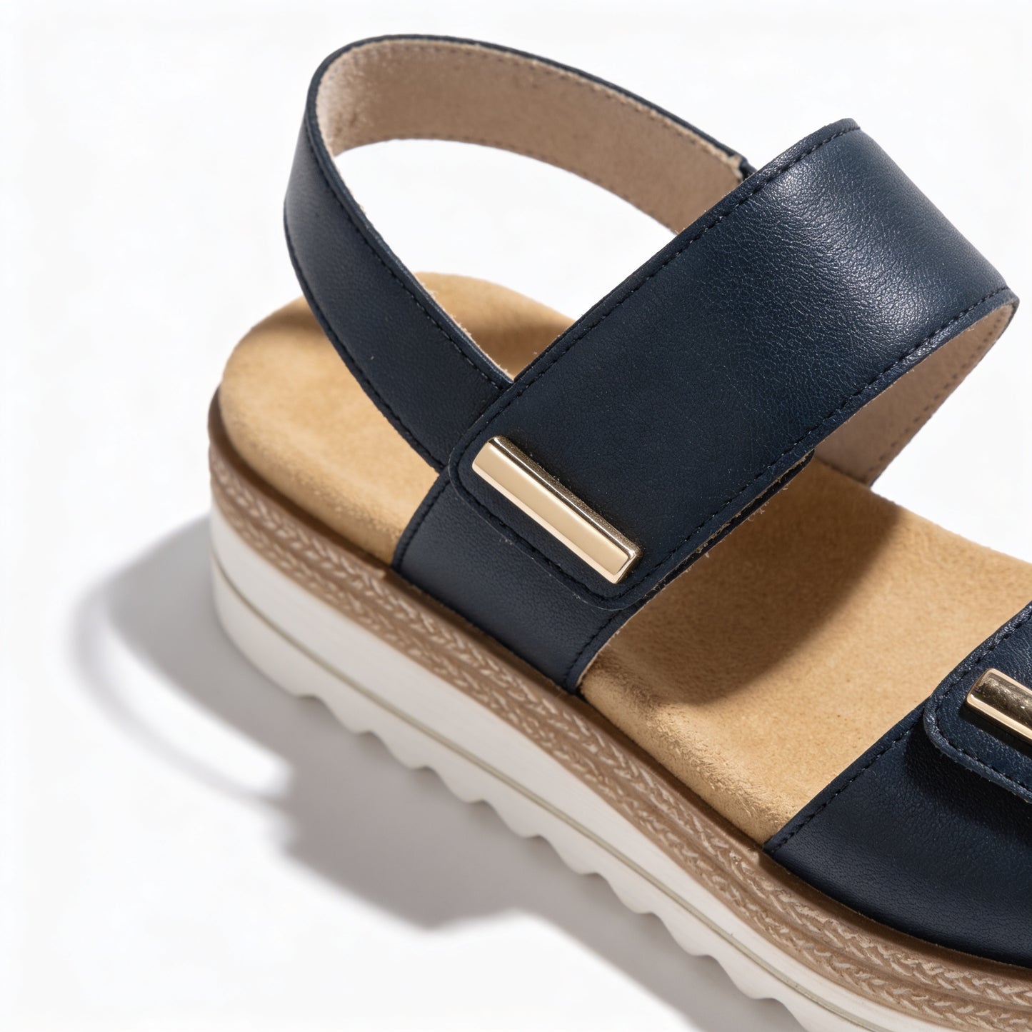 Remonte D0Q59 Womens Ankle Strap Sandals Blue