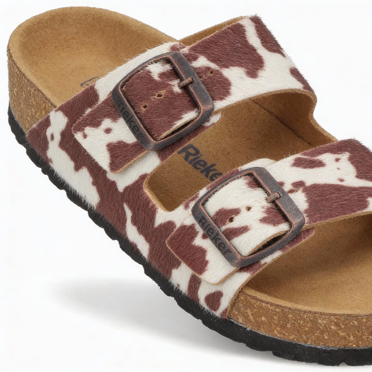 Rieker V6391 Womens Cross Strap Sandals Multi