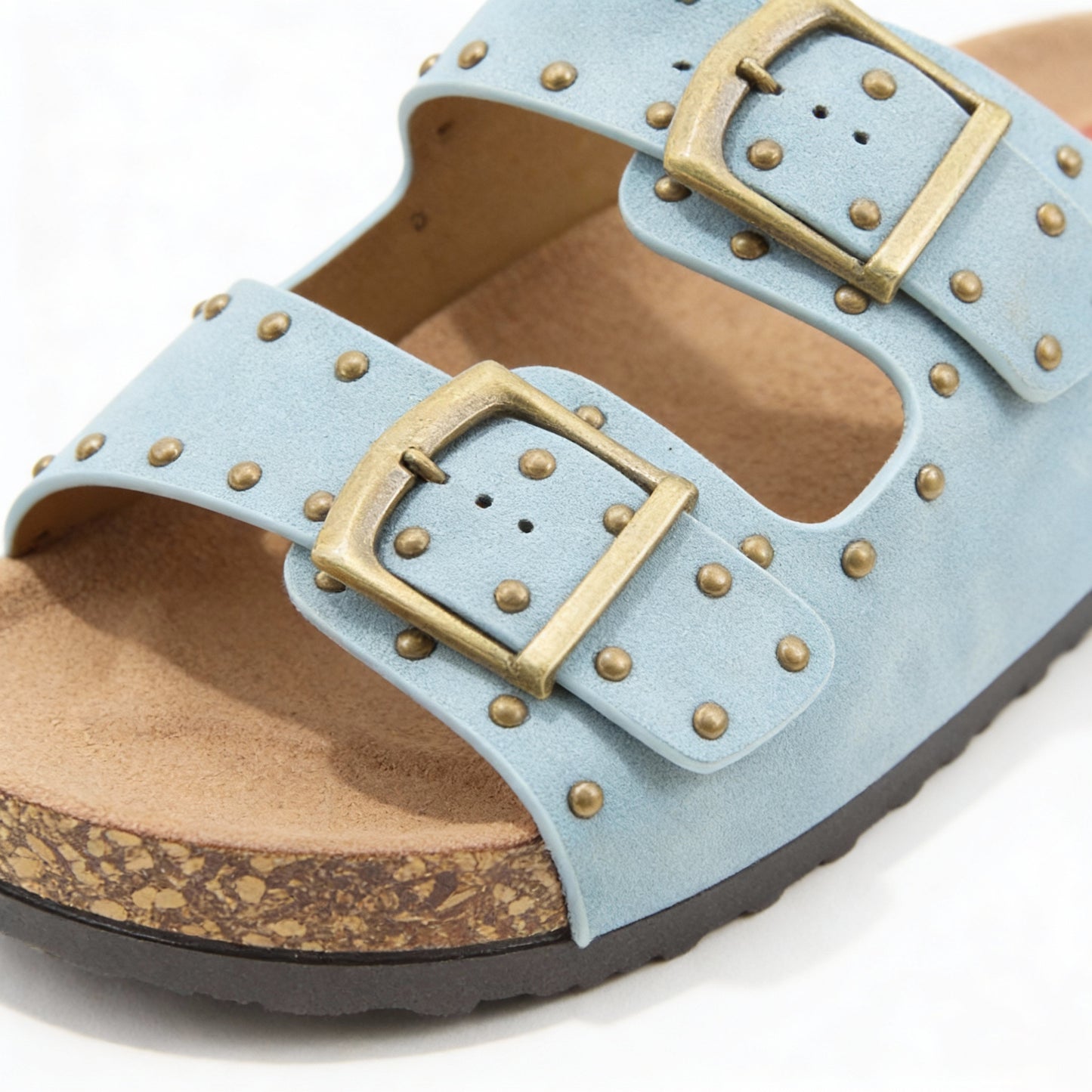 Heavenly Feet POLLY Womens Mules Sandals Blue